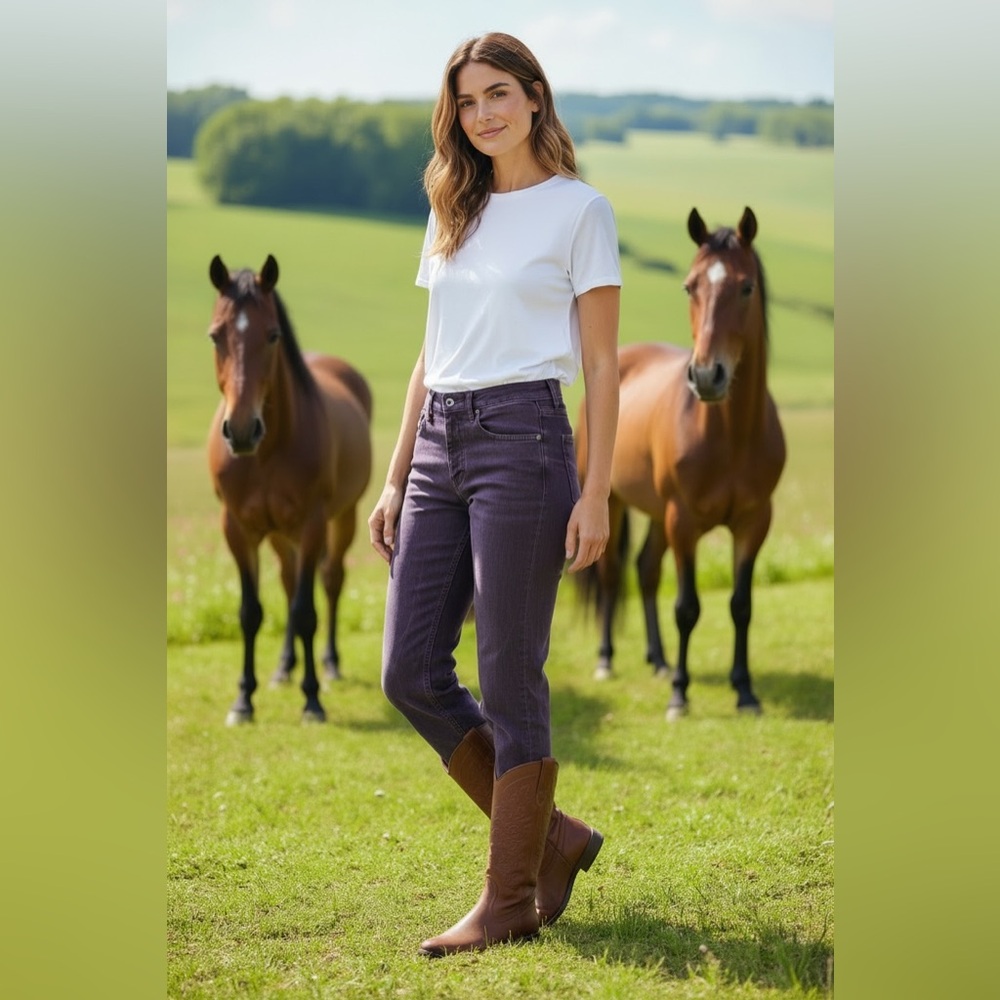 Women's Classic Wrangler Purple‎ Jeans